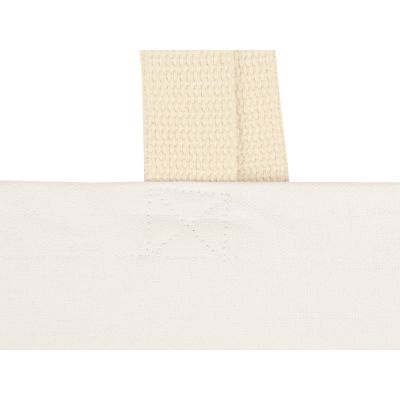 Сумка для шопинга Steady из хлопка с парусиновыми ручками, 260 г/м2, белый-4