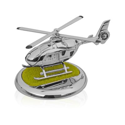 Часы Вертолет, серебристый-0