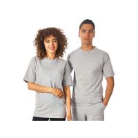 Футболка из френч терри Warsaw унисекс 220гр, серый меланж