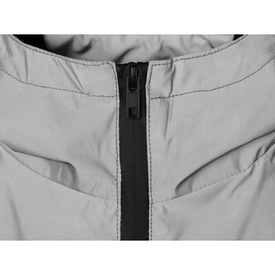 Ветровка светоотражающая 2XL, серебристый-11