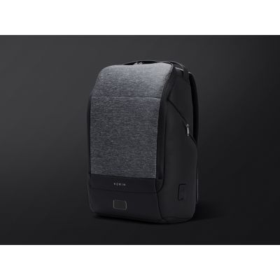 Антикражный рюкзак FlexPackPro для ноутбука 15.6, серый/черный-4