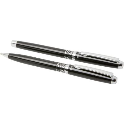 Rivulet Подарочный набор из двух ручек, черный-2