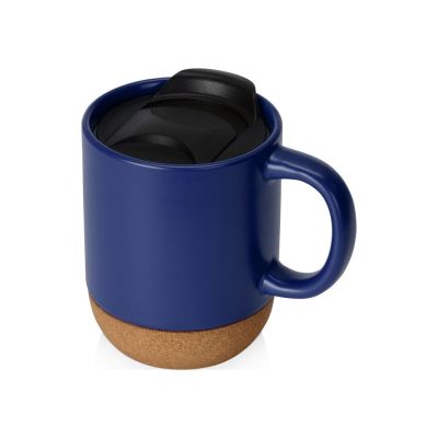 Подарочный набор c пледом, кружкой и вареньем, синий-6