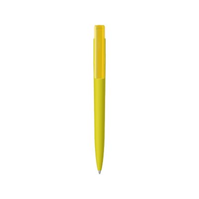 Шариковая ручка RECYCLED PET PEN PRO K transparent GUM soft-touch, желтый-1