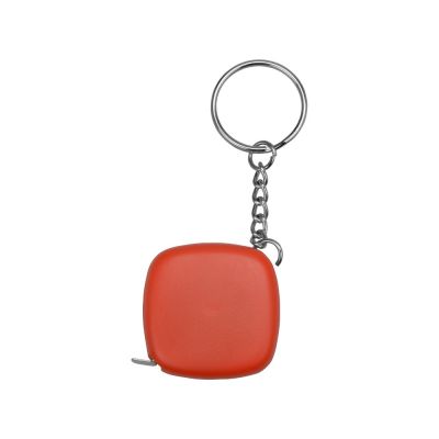 Брелок-рулетка 1м Block, красный-3