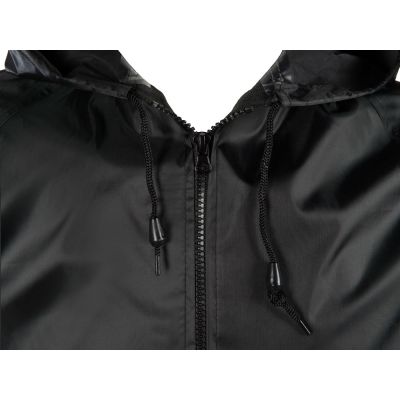 Короткий дождевик Maui из полиэстера, черный-4