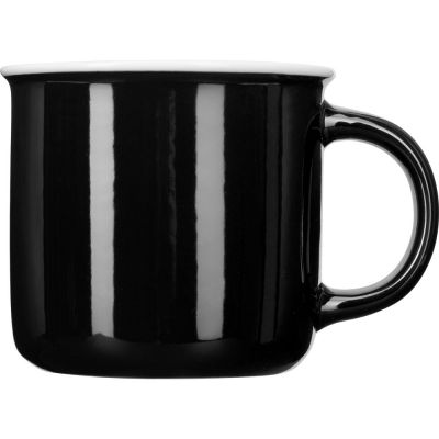 Кружка с каймой Countryside M, черный 410ml-1