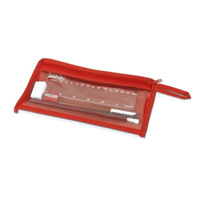 Набор канцелярский Хелла, красный-1