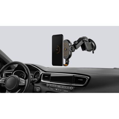 Беспроводное зарядное устройство  Rombica NEO Clip, черный-9