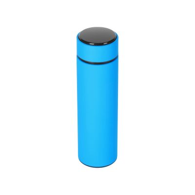 Вакуумный термос Module X с индикатором температуры, 500 мл, тубус, голубой 3538C-1