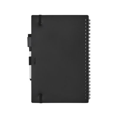 Pebbles Блокнот размером A5 из переработанной бумаги, черный-2