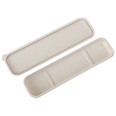 Набор столовых приборов Ron из бамбукового волокна, бежевый-3