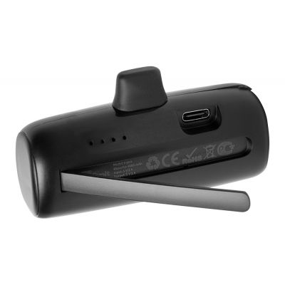 Внешний аккумулятор с разъёмом Type-C Inject, 4000 mAh, черный-5