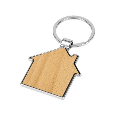 Брелок из бамбука в форме домика, Bamboo House-0