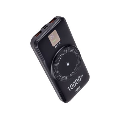 Внешний беспроводной аккумулятор AIR, 10000 mAh, черный-1