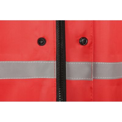 Длинный дождевик Lanai  из полиэстера со светоотражающей тесьмой, красный-9