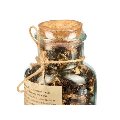 Сокочай чёрный Имбирь и Клюква Стекло 70г-2