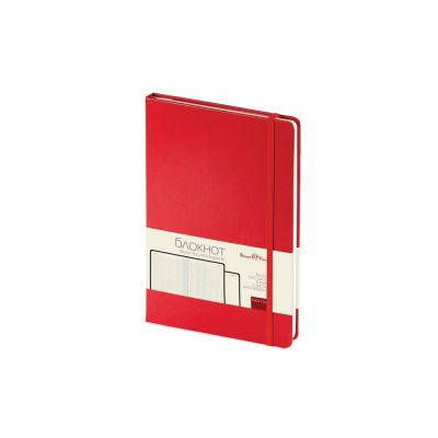 Блокнот А5 Megapolis Journal, красный-0