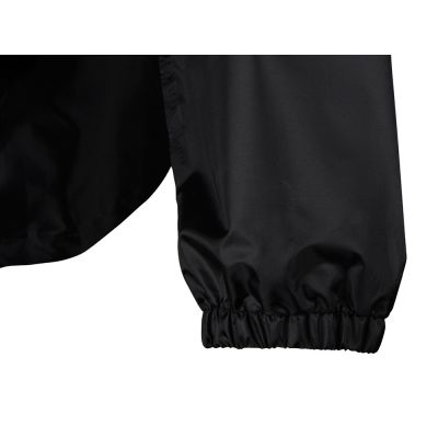 Короткий дождевик Tornado со светоотражающими элементами, черный-6