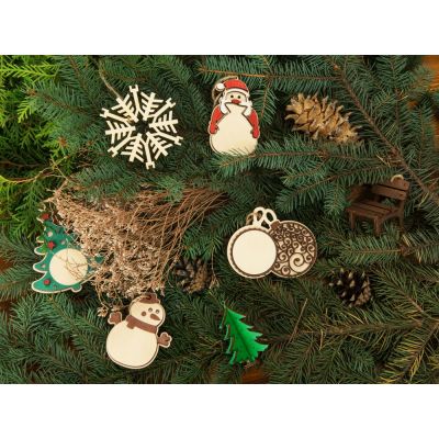 Подвеска Снеговик-3