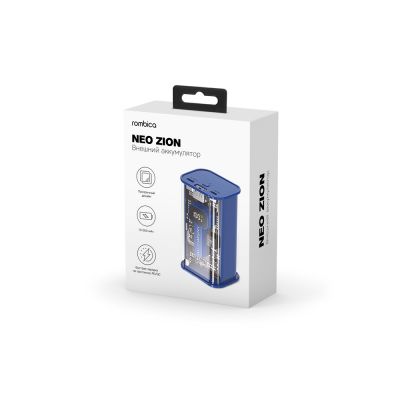 Внешний аккумулятор Rombica NEO Zion Blue-4