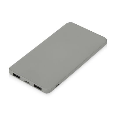 Подарочный набор с термобутылкой и повербанком С1, 5000 mAh, серый-3
