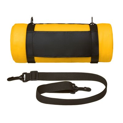 Плед Нежность с плечевым ремнем, желтый-4