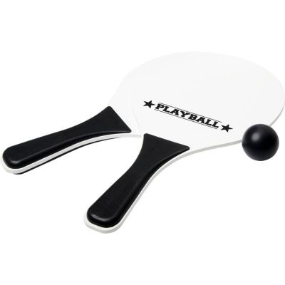 Набор для пляжных игр Bounce, черный-5