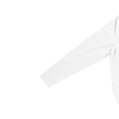 Ponoka мужская футболка из органического хлопка, длинный рукав, белый-5