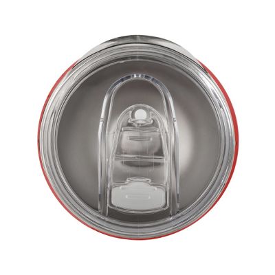 Вакуумная термокружка Sense, непротекаемая крышка, красный-3