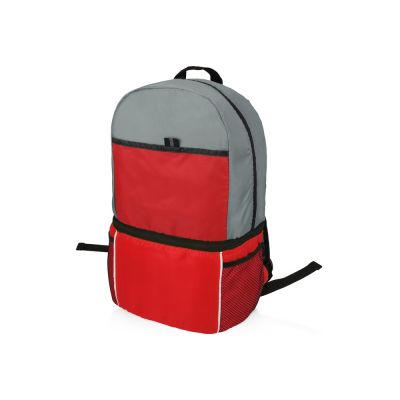 Рюкзак-холодильник Sea Isle, красный/серый-0