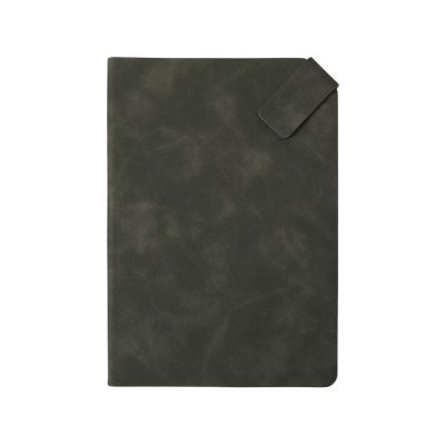 Блокнот А5 в гибкой обложке Chaplin, серый-2