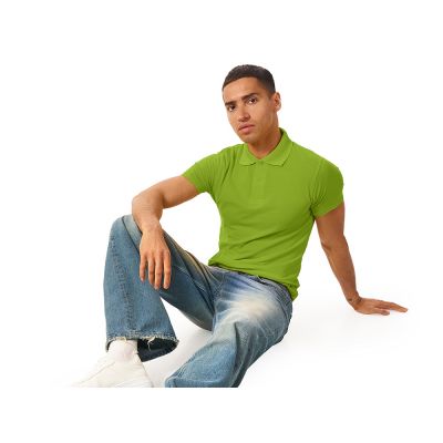 Рубашка поло First 2.0 мужская, зеленое яблоко-1