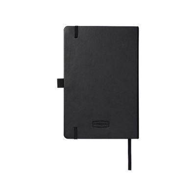 Записная книжка Nova формата A5 с переплетом, черный-2