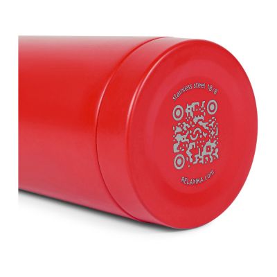 Термос Relaxika 101 (0,5 литра), красный (без лого)-9