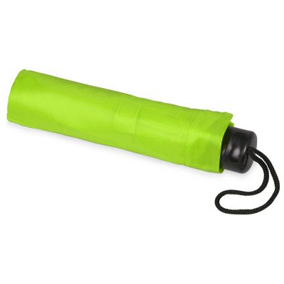 Зонт складной Columbus, механический, 3 сложения, с чехлом, зеленое яблоко (Р)-3