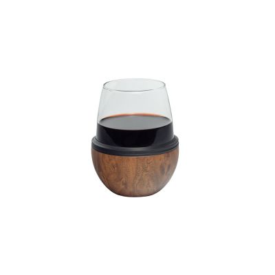 Тумблер для вина WINE KUZIE, дерево-0