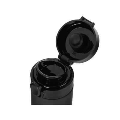 Вакуумная термокружка Waterline c кнопкой Guard, 400 мл, черный-4
