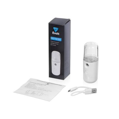 Портативный увлажнитель для лица Refresh,  белый-8