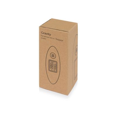 Багажные весы с покрытием soft touch Gravity, синий-6