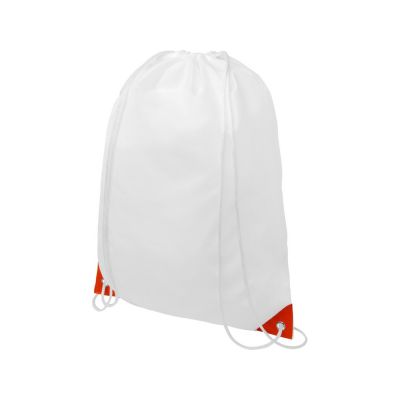 Рюкзак со шнурком Oriole, имеет цветные края, оранжевый-0