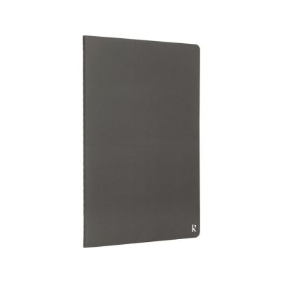Комплект из двух блокнотов Karst формата A5 с листами из каменной бумаги, slate grey-0