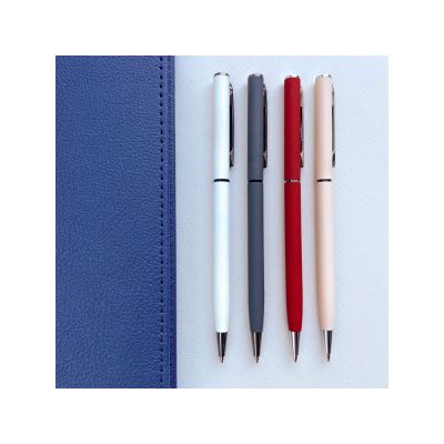 Ручка шариковая автоматическая BrunoVisconti® PALERMO цвет корпуса графитовый, soft-touch, 0.7 мм-4