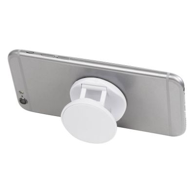 Держатель для телефона с отверстием для пальца Pop Flex, белый-10