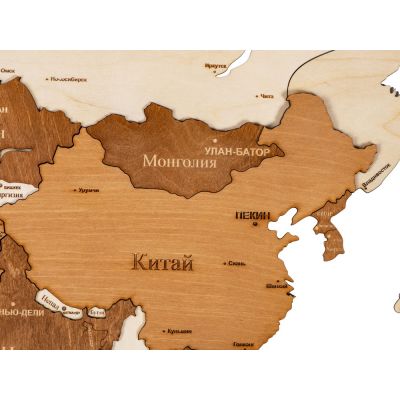 Интерьерная карта мира World-5