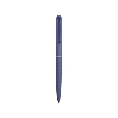 Ручка пластиковая soft-touch шариковая Plane, синий-1