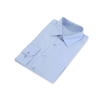 Рубашка Houston мужская с длинным рукавом, голубой-6