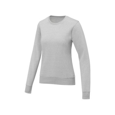 Женский свитер Zenon с круглым вырезом, серый яркий-0