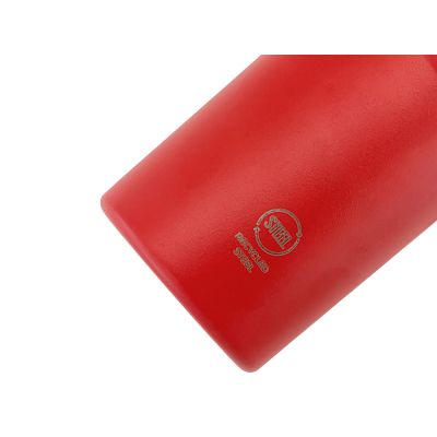 Термокружка Крэнстон с двойными стенками из переработанной нержавеющей стали, красный-4