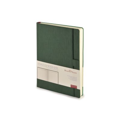 Ежедневник недатированный А5 Marseille, зеленый-0